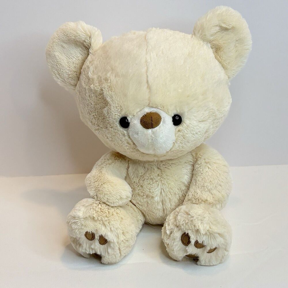 Gund Kai Vanilla Bear Plush Super Soft Stuffed Animal Toy 12"